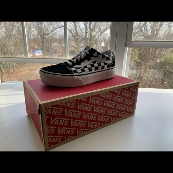 checkered vans office